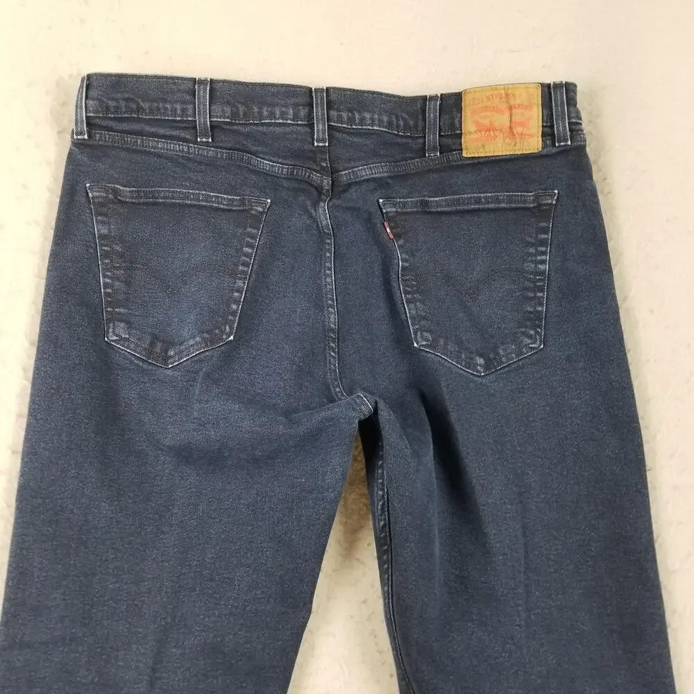 Levis 505‎ Jeans Mens 40x32 Blue Denim Straight Leg Zip Fly Classic 500 Series